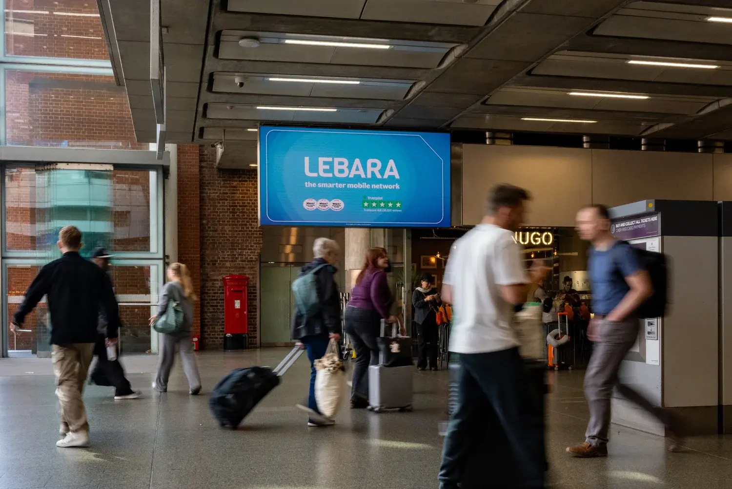 Lebara Great Signal Fast Data outdoor campaign in London, placement 17